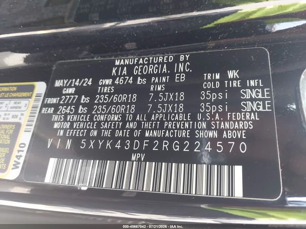 2024 KIA SPORTAGE SX