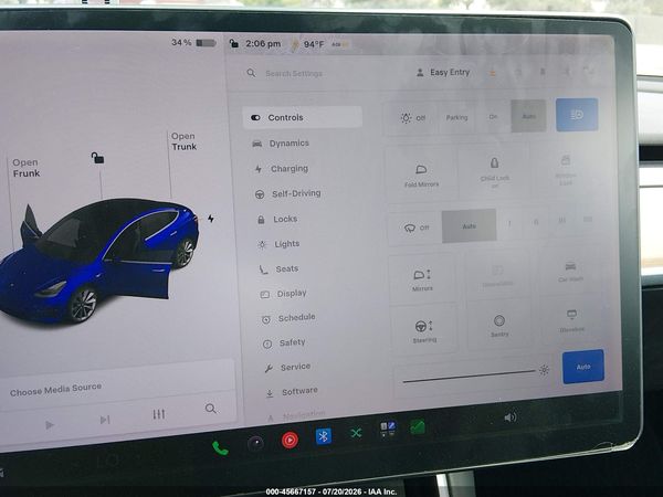 2018 TESLA MODEL 3 LONG RANGE/MID RANGE
