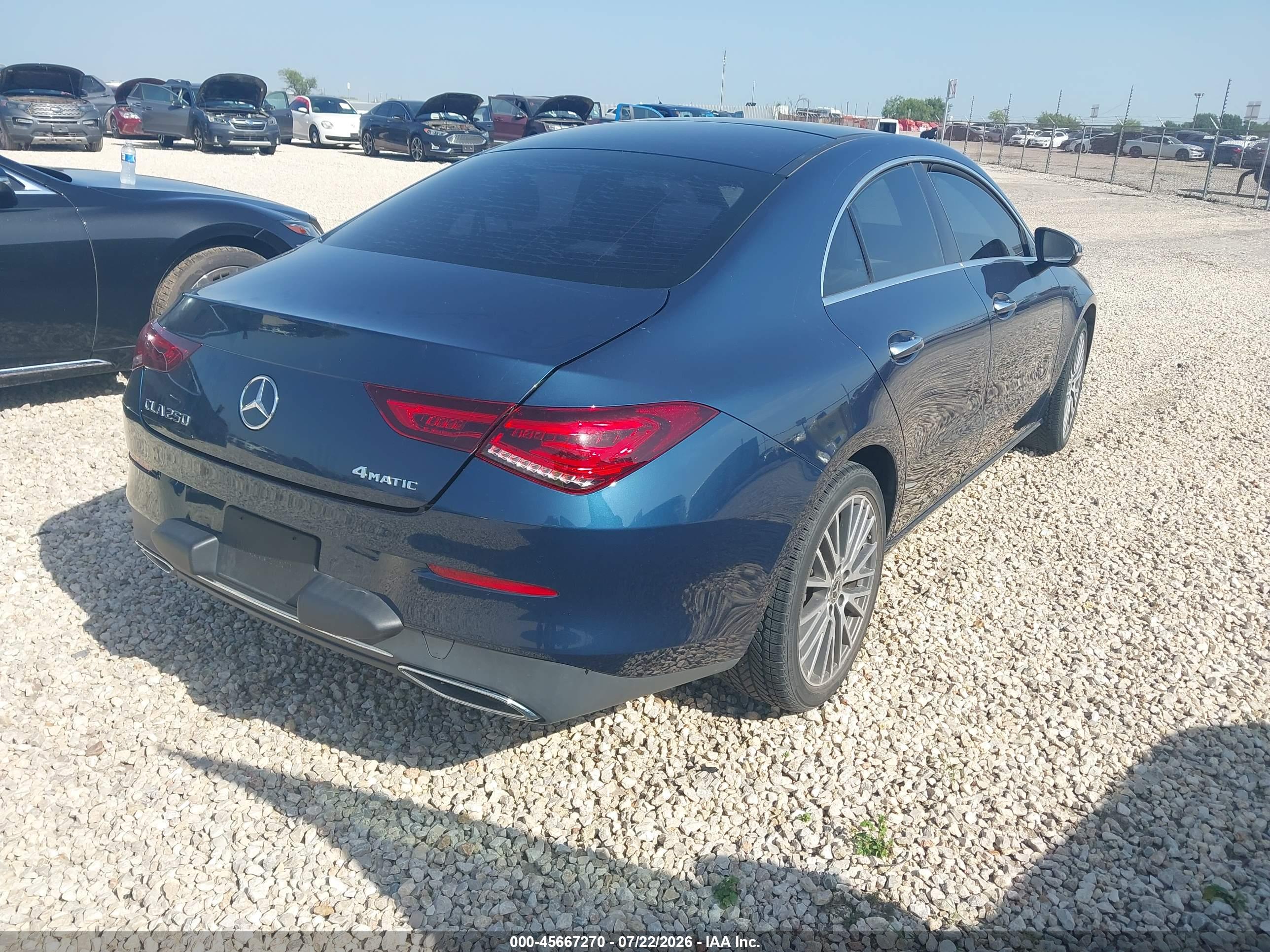 2021 MERCEDES-BENZ CLA 250 4MATIC