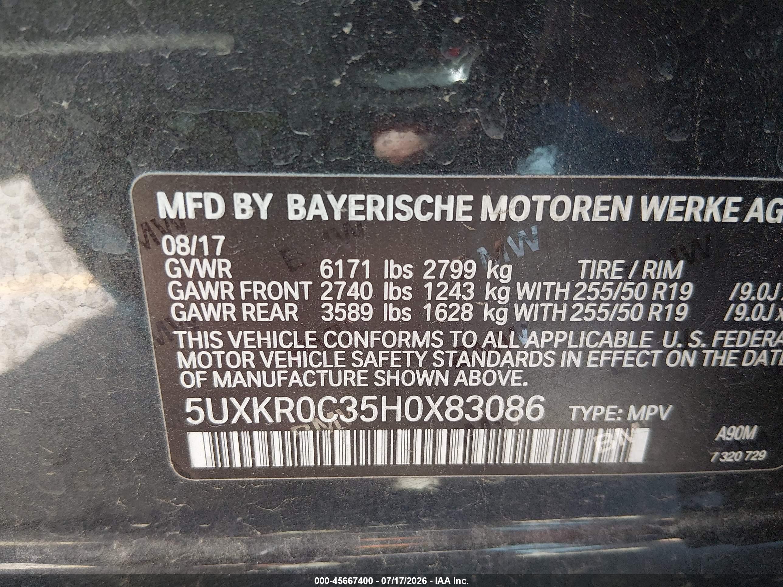 2017 BMW X5 XDRIVE35I