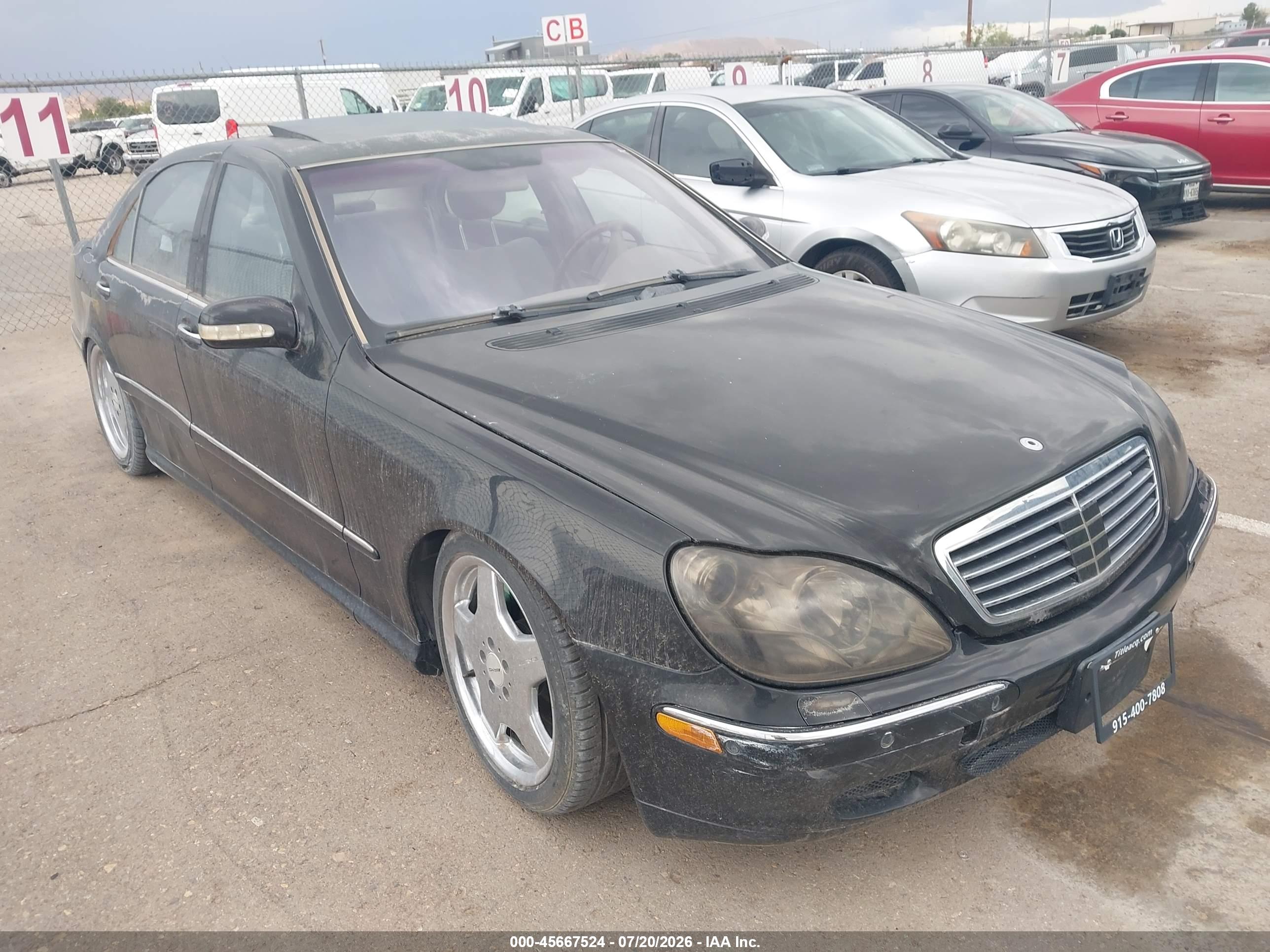 2002 MERCEDES-BENZ S 55 AMG