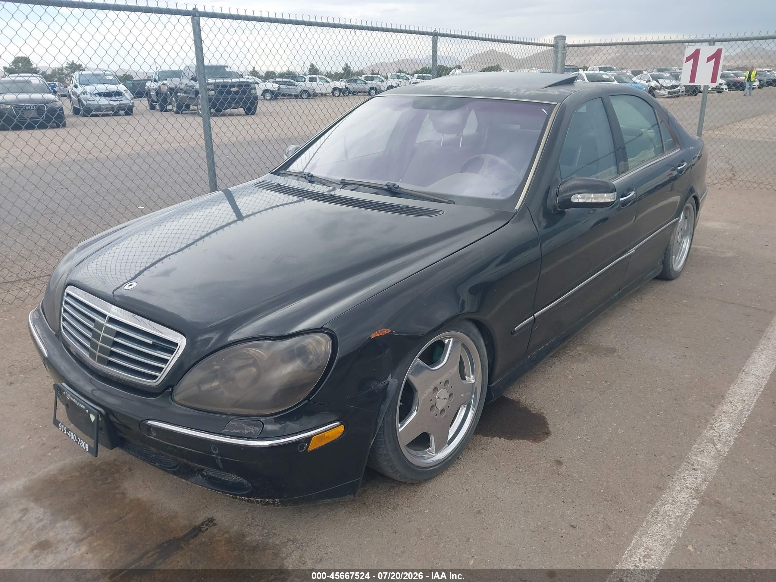 2002 MERCEDES-BENZ S 55 AMG