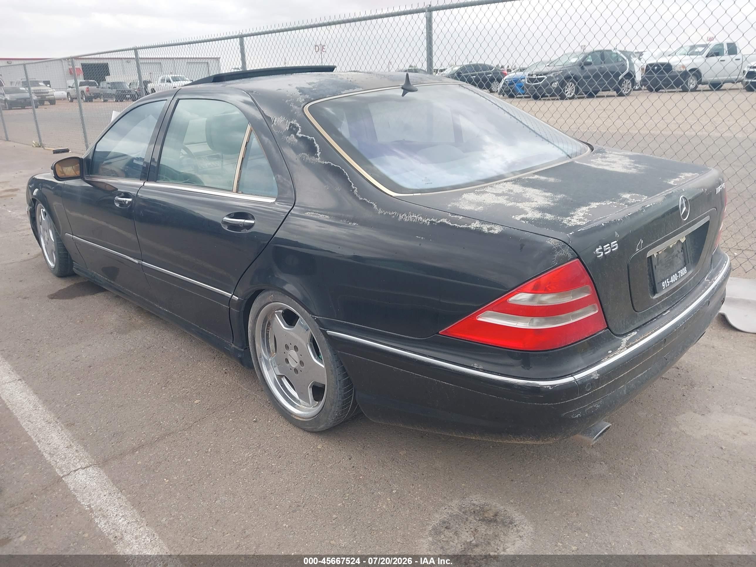 2002 MERCEDES-BENZ S 55 AMG