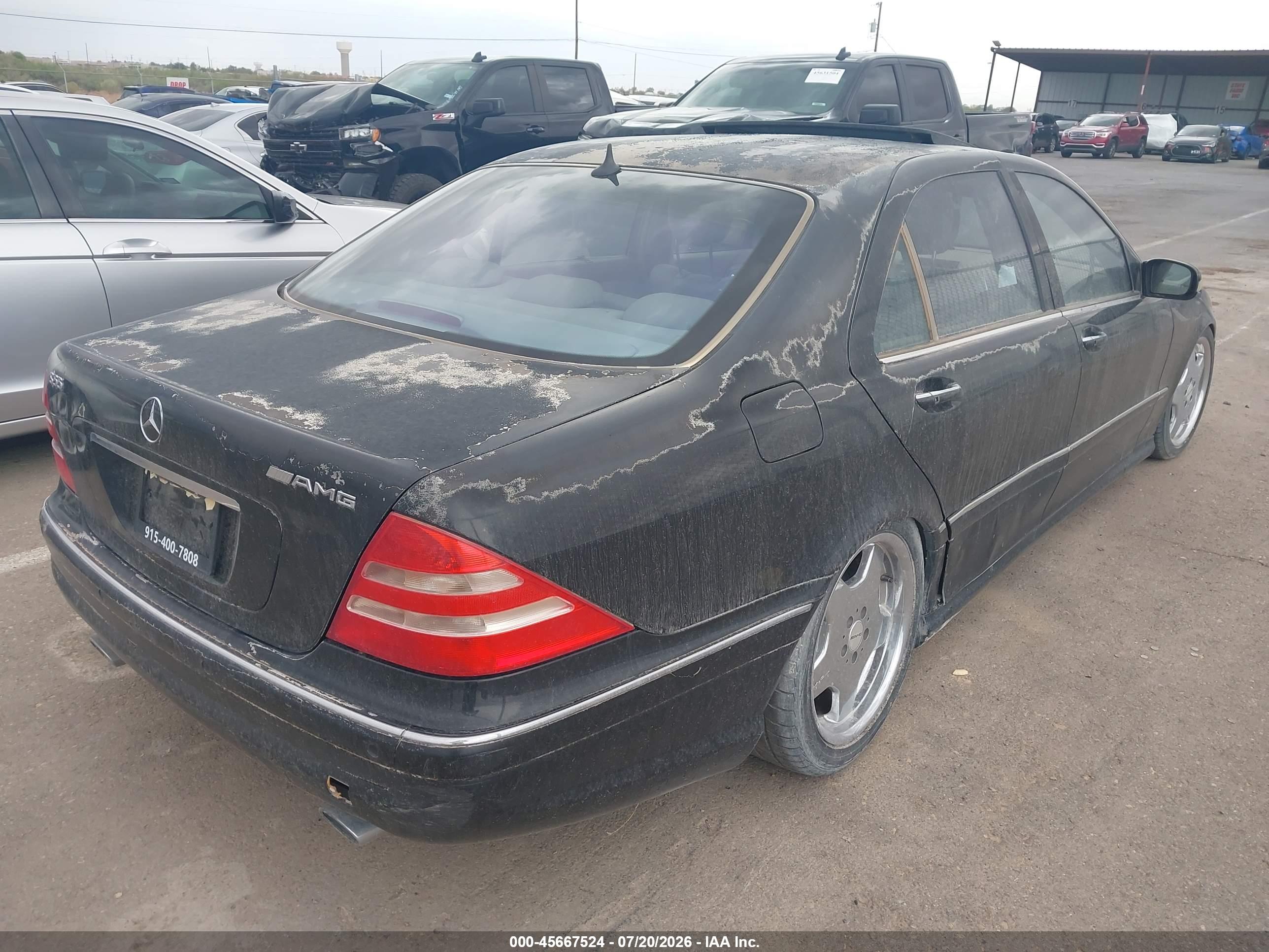 2002 MERCEDES-BENZ S 55 AMG
