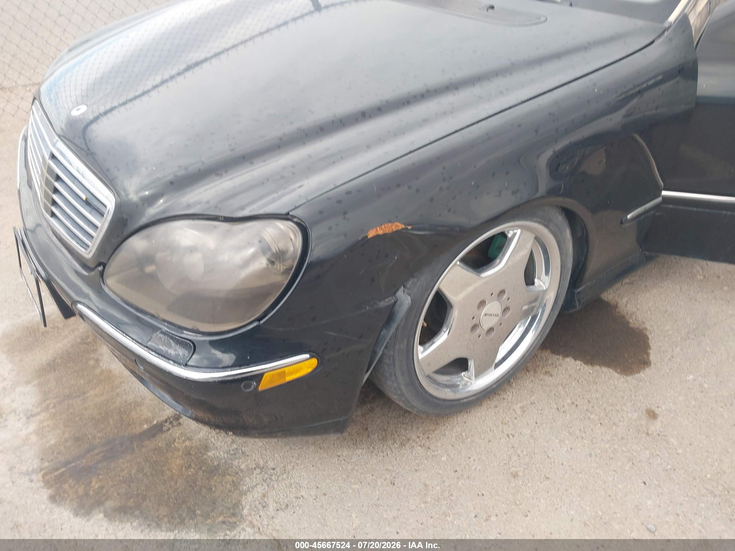 2002 MERCEDES-BENZ S 55 AMG