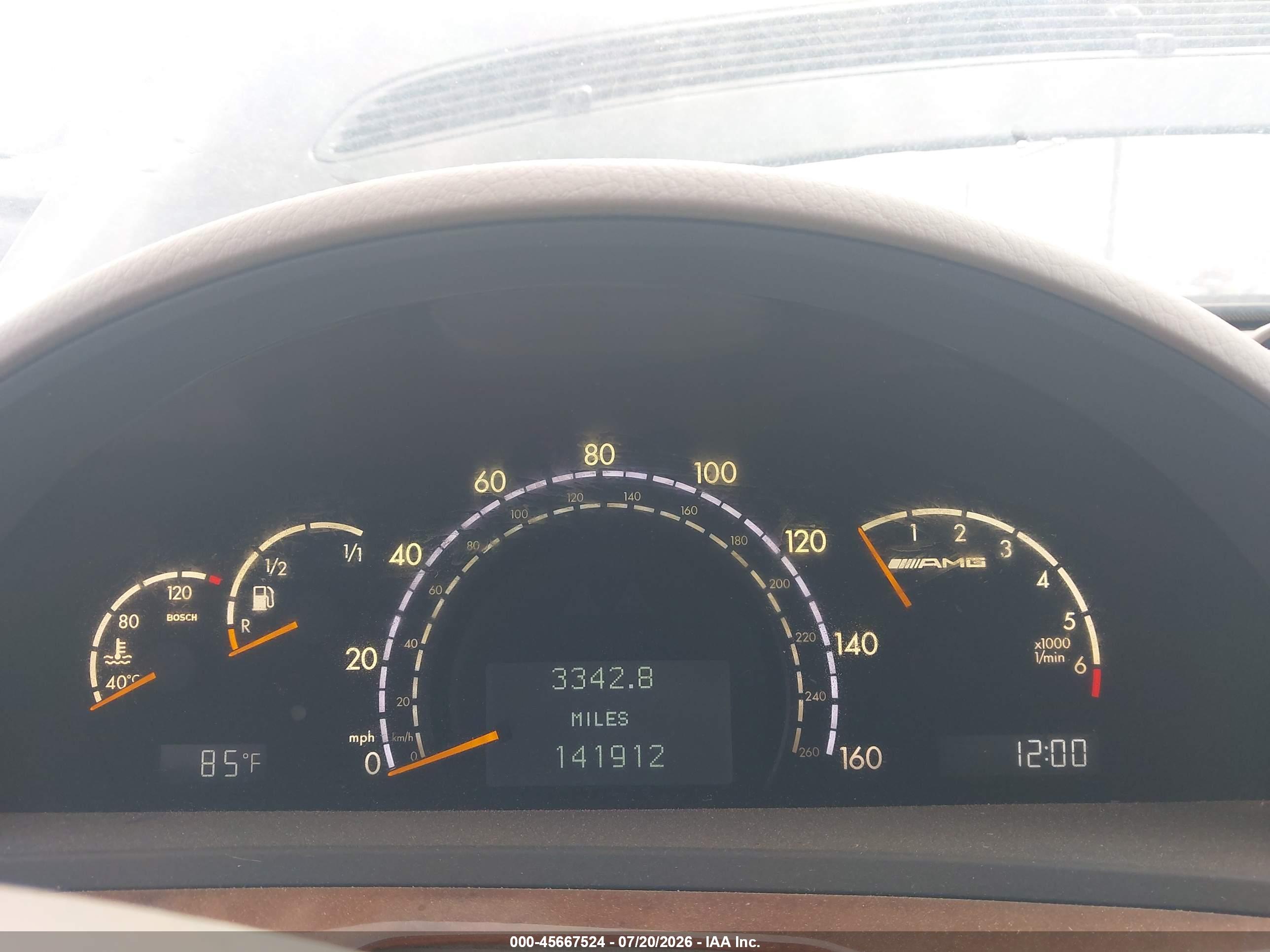 2002 MERCEDES-BENZ S 55 AMG
