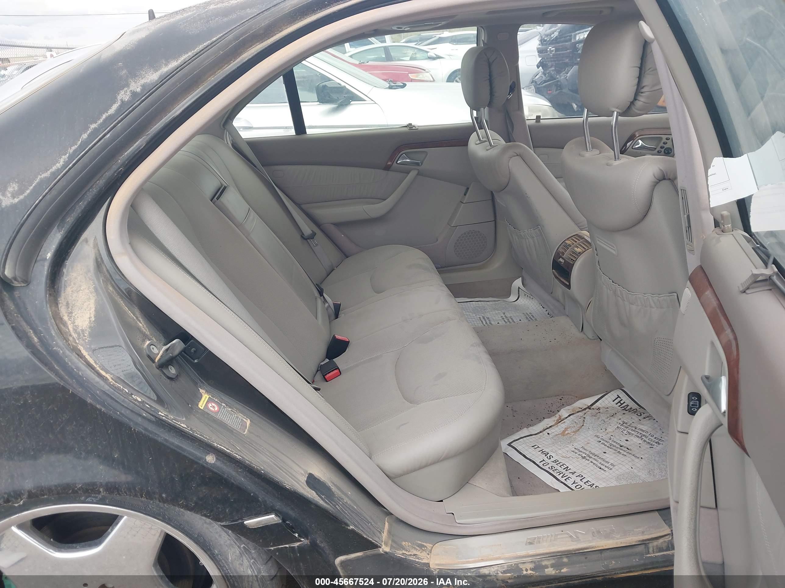 2002 MERCEDES-BENZ S 55 AMG
