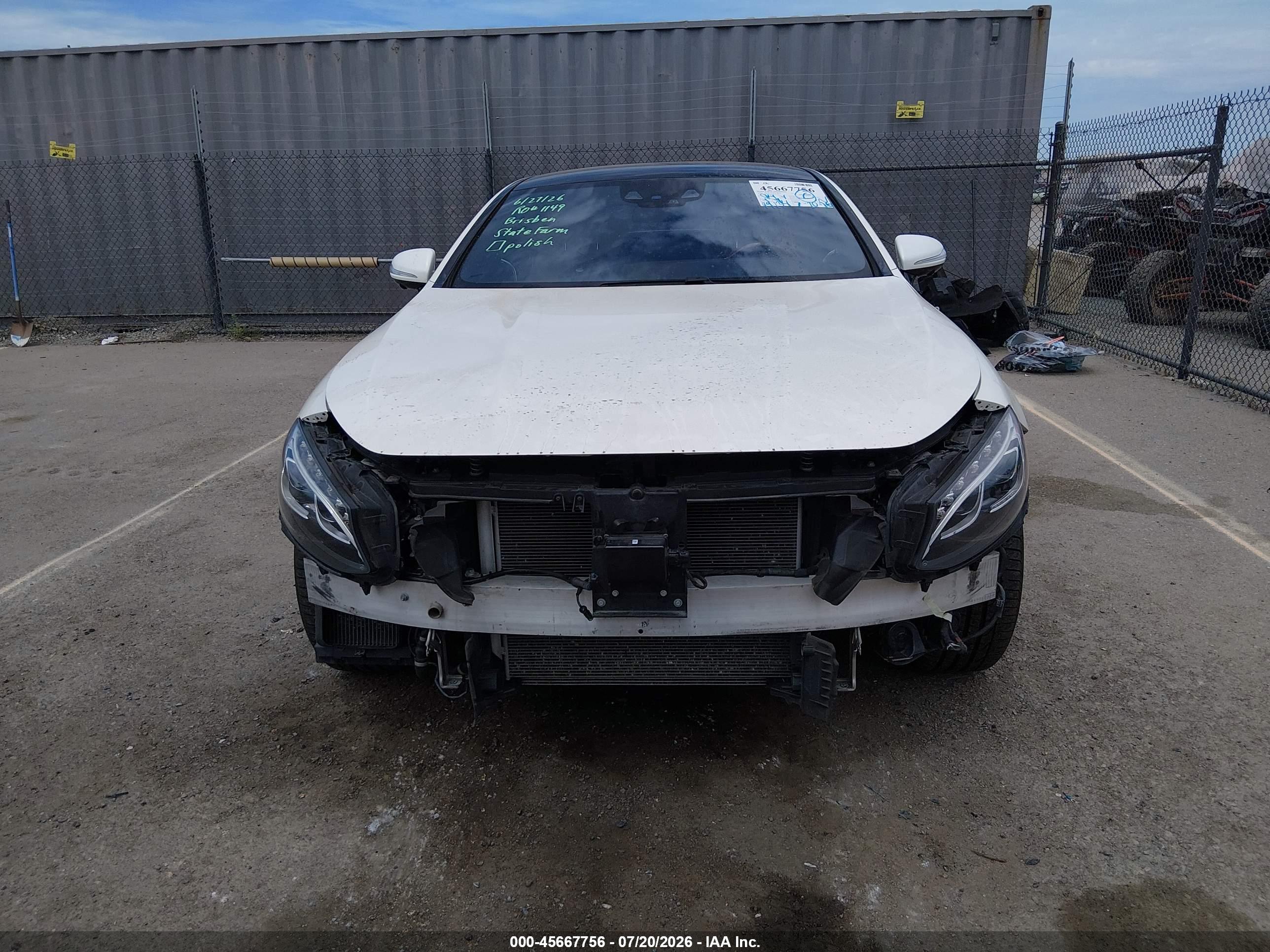 2016 MERCEDES-BENZ S 550 4MATIC