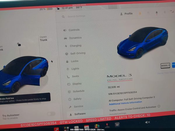 2023 TESLA MODEL 3