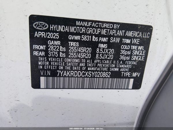 2025 HYUNDAI IONIQ 5 LIMITED