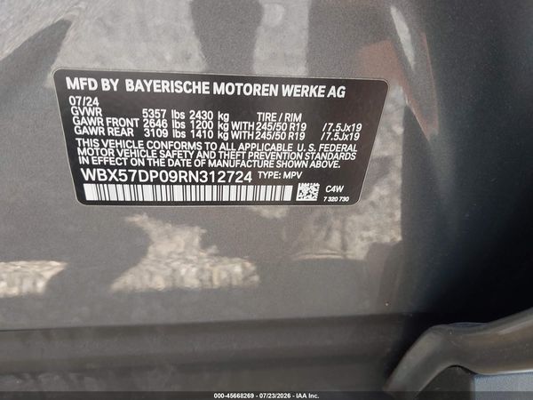 2024 BMW X3 XDRIVE30I