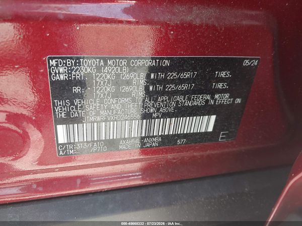 2024 TOYOTA RAV4 HYBRID XLE
