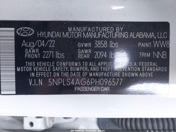 2023 HYUNDAI ELANTRA SEL
