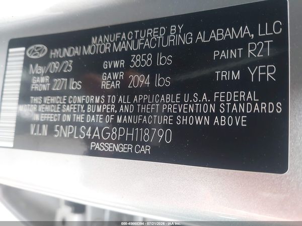 2023 HYUNDAI ELANTRA SEL