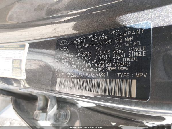 2025 HYUNDAI TUCSON HYBRID LIMITED