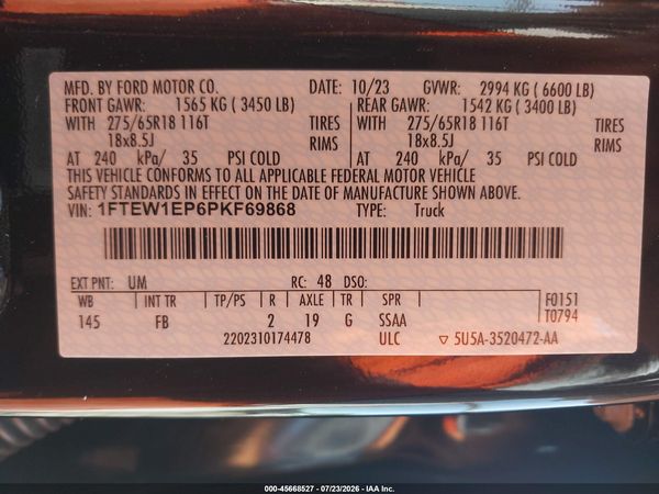 2023 FORD F-150 XLT