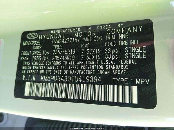 2026 HYUNDAI KONA SEL PREMIUM