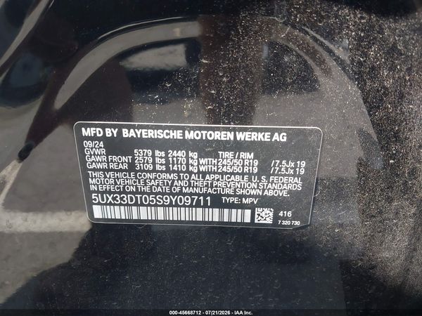 2025 BMW X4 XDRIVE30I