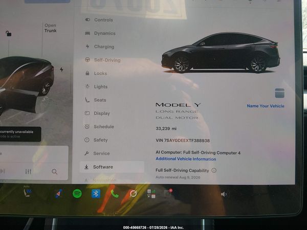 2026 TESLA MODEL Y