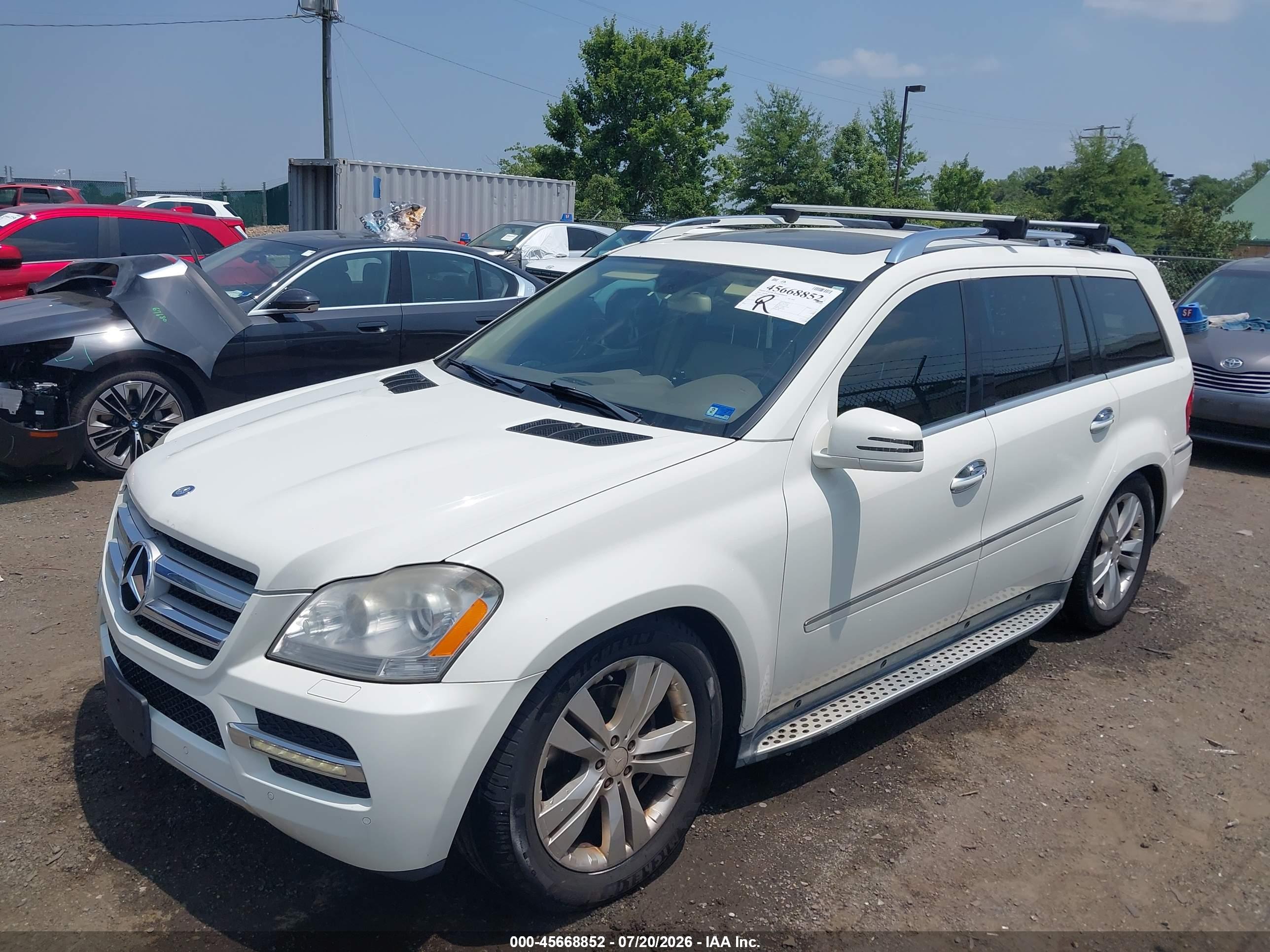 2012 MERCEDES-BENZ GL 450 4MATIC