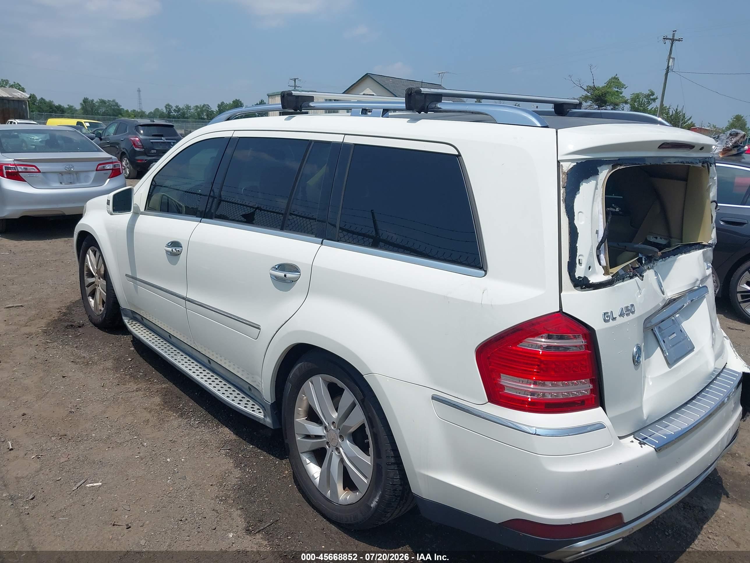 2012 MERCEDES-BENZ GL 450 4MATIC