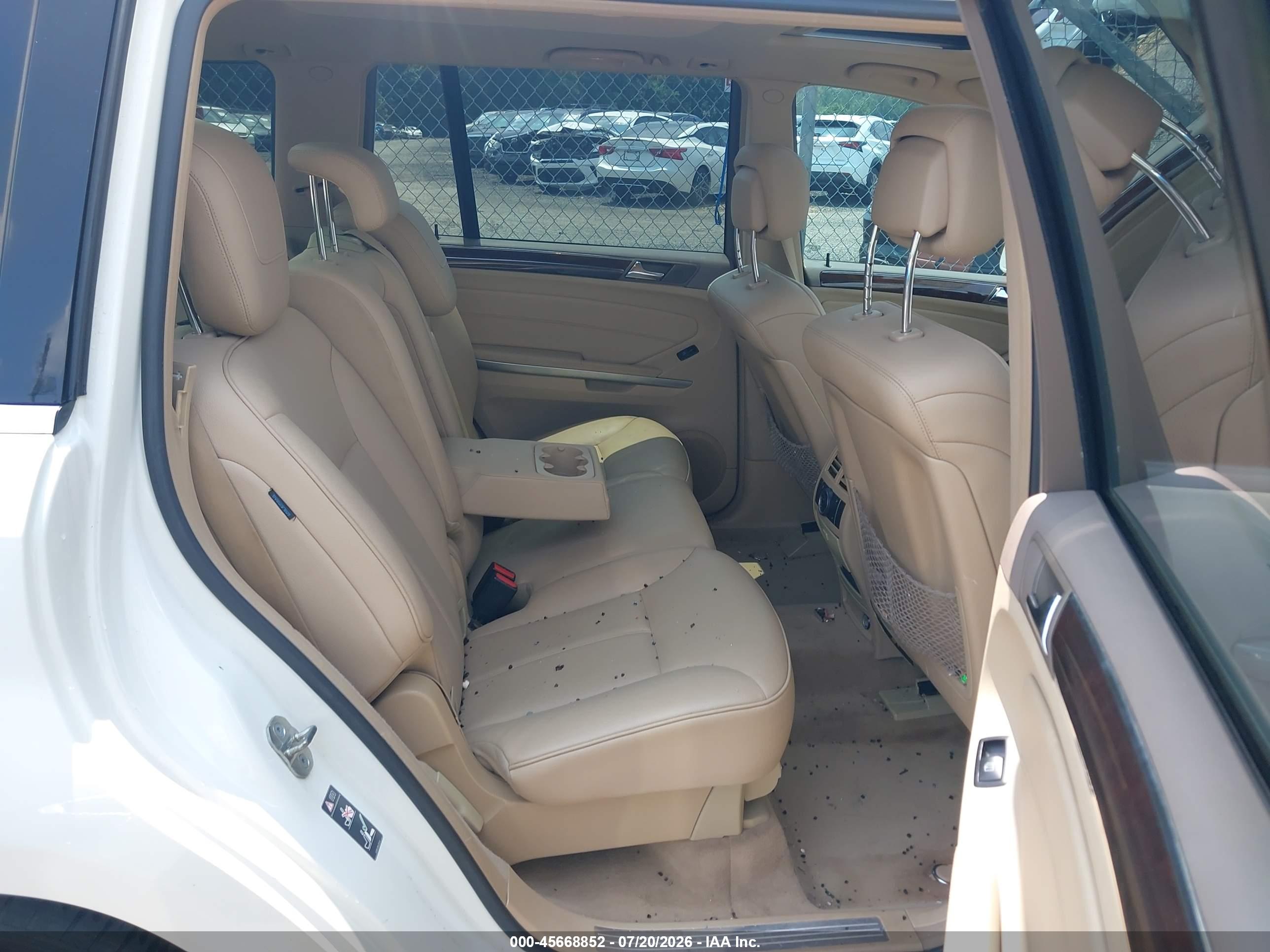 2012 MERCEDES-BENZ GL 450 4MATIC