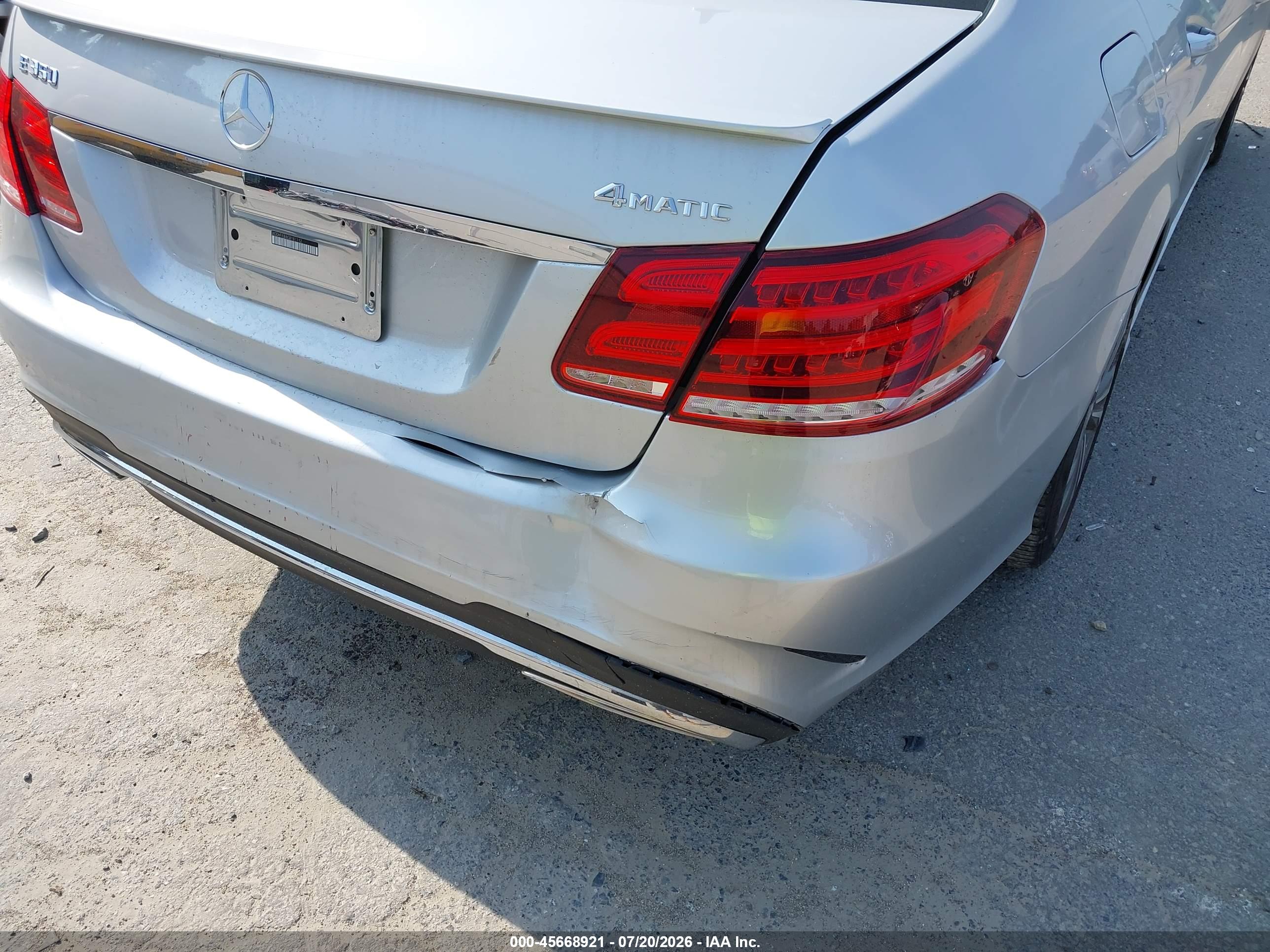 2016 MERCEDES-BENZ E 350 4MATIC