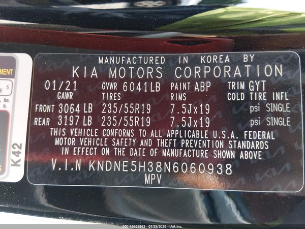 2022 KIA CARNIVAL MPV SX PRESTIGE