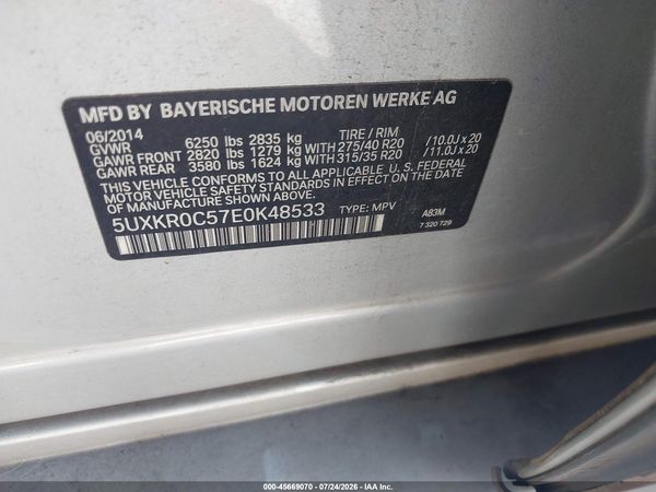 2014 BMW X5 XDRIVE35I
