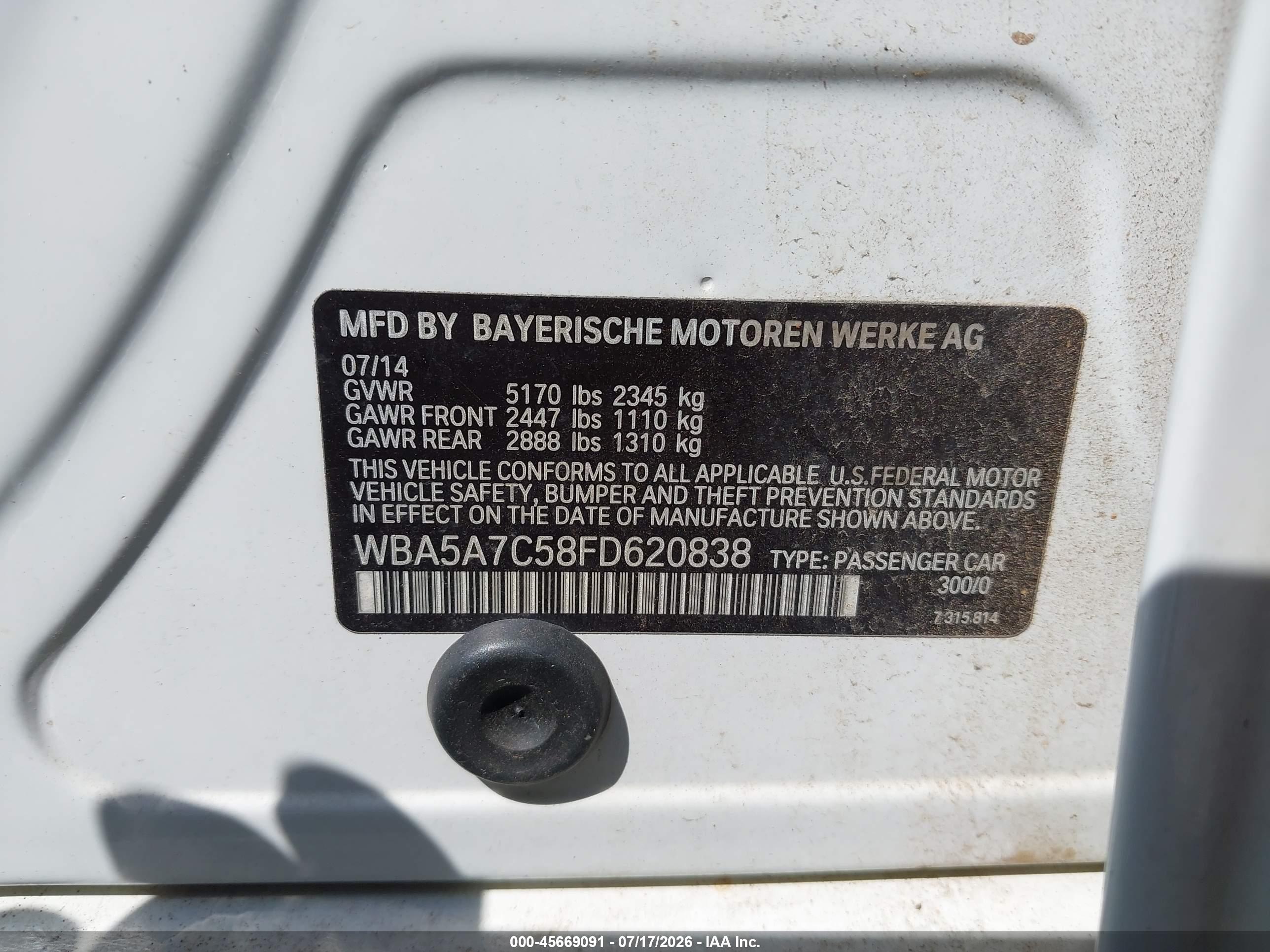 2015 BMW 528 XDRIVE