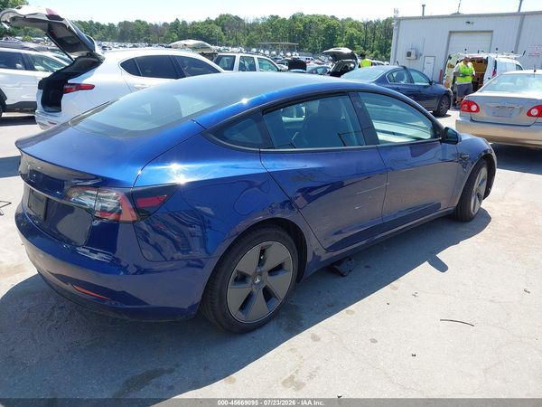 2022 TESLA MODEL 3 REAR-WHEEL DRIVE
