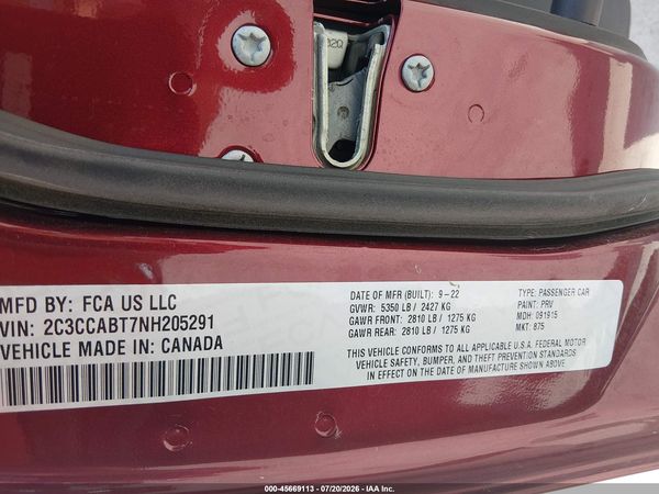 2022 CHRYSLER 300 S