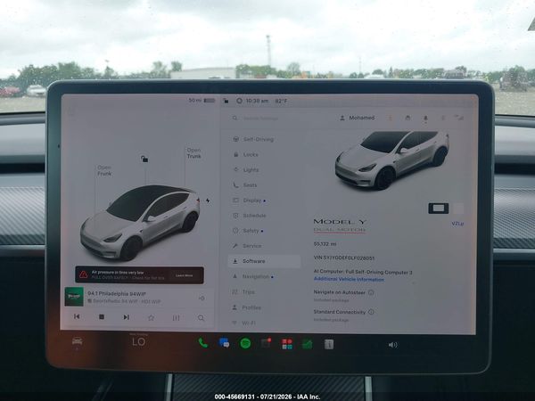 2020 TESLA MODEL Y