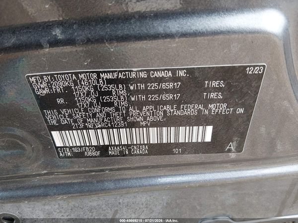 2024 TOYOTA RAV4 LE