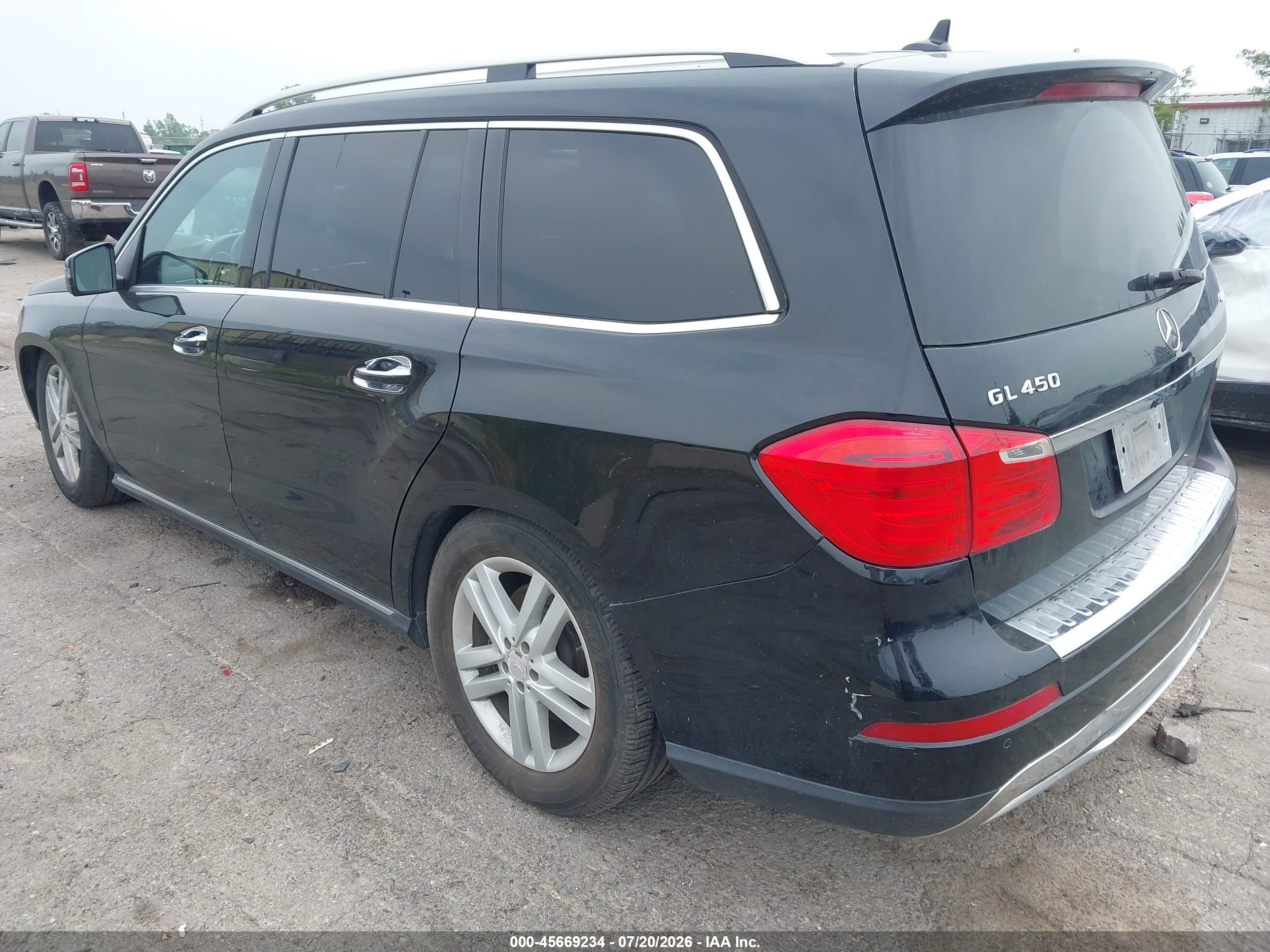 2013 MERCEDES-BENZ GL 450 4MATIC