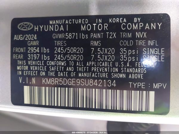 2025 HYUNDAI PALISADE LIMITED