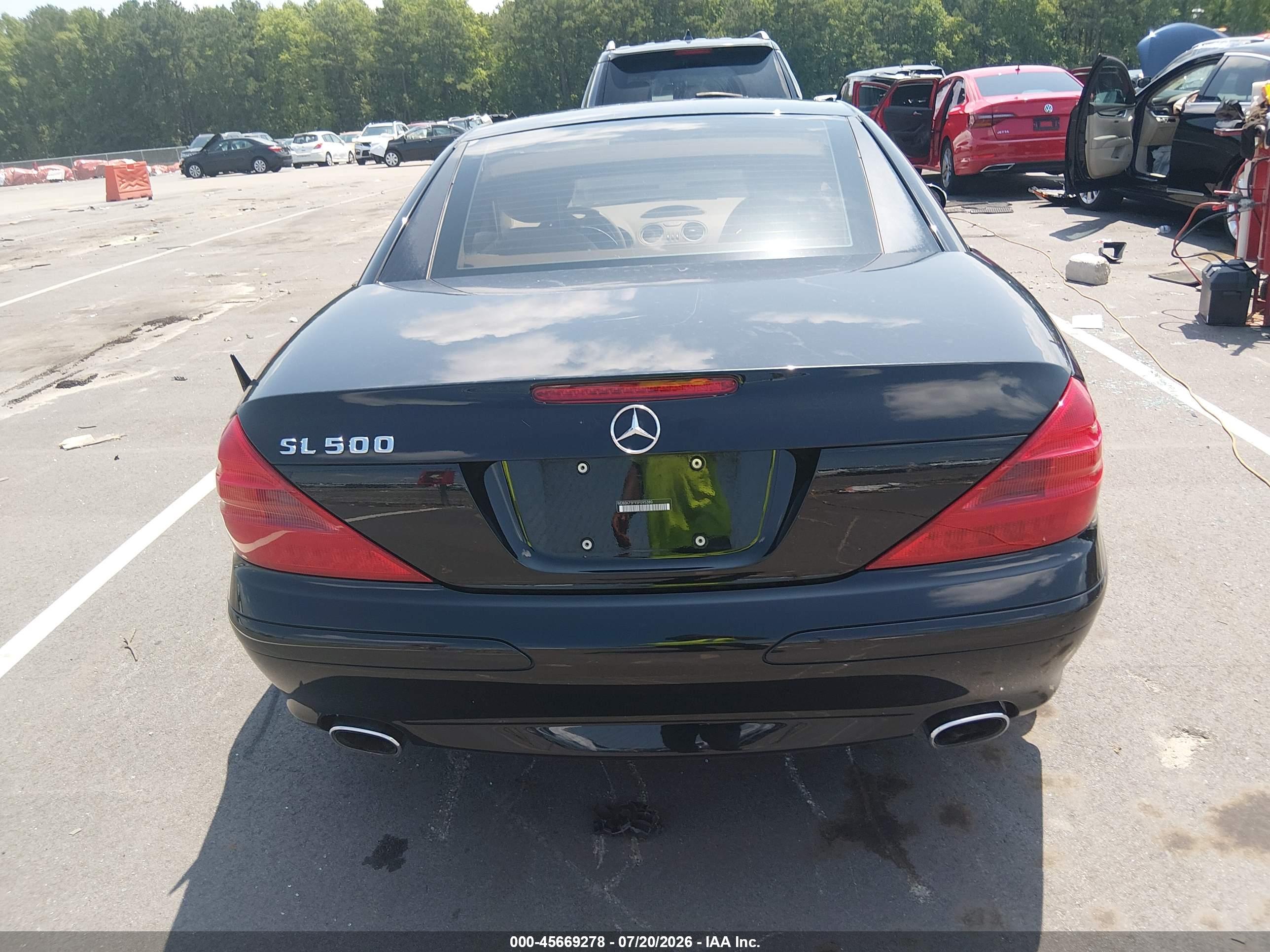 2005 MERCEDES-BENZ SL 500 SL500