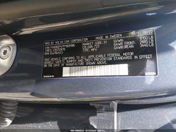 2023 VOLVO XC90 B6 CORE