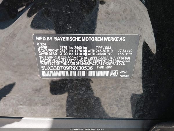 2024 BMW X4 XDRIVE30I