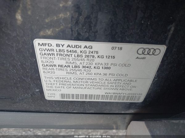 2018 AUDI Q5