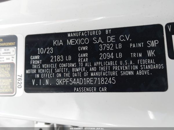 2024 KIA FORTE GT-LINE