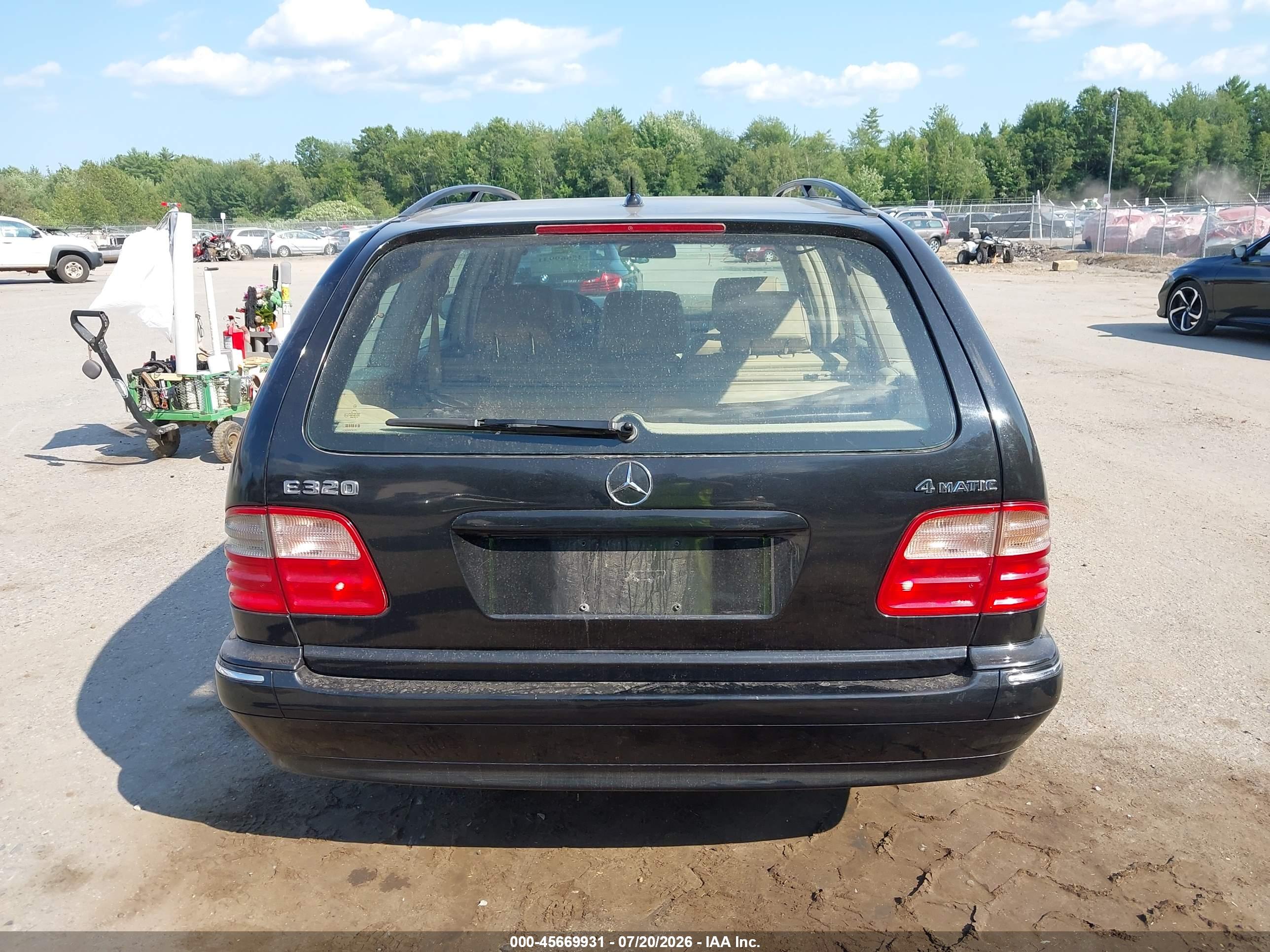 2002 MERCEDES-BENZ E 320 E320 4-Matic