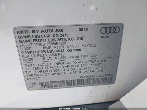 2018 AUDI Q5