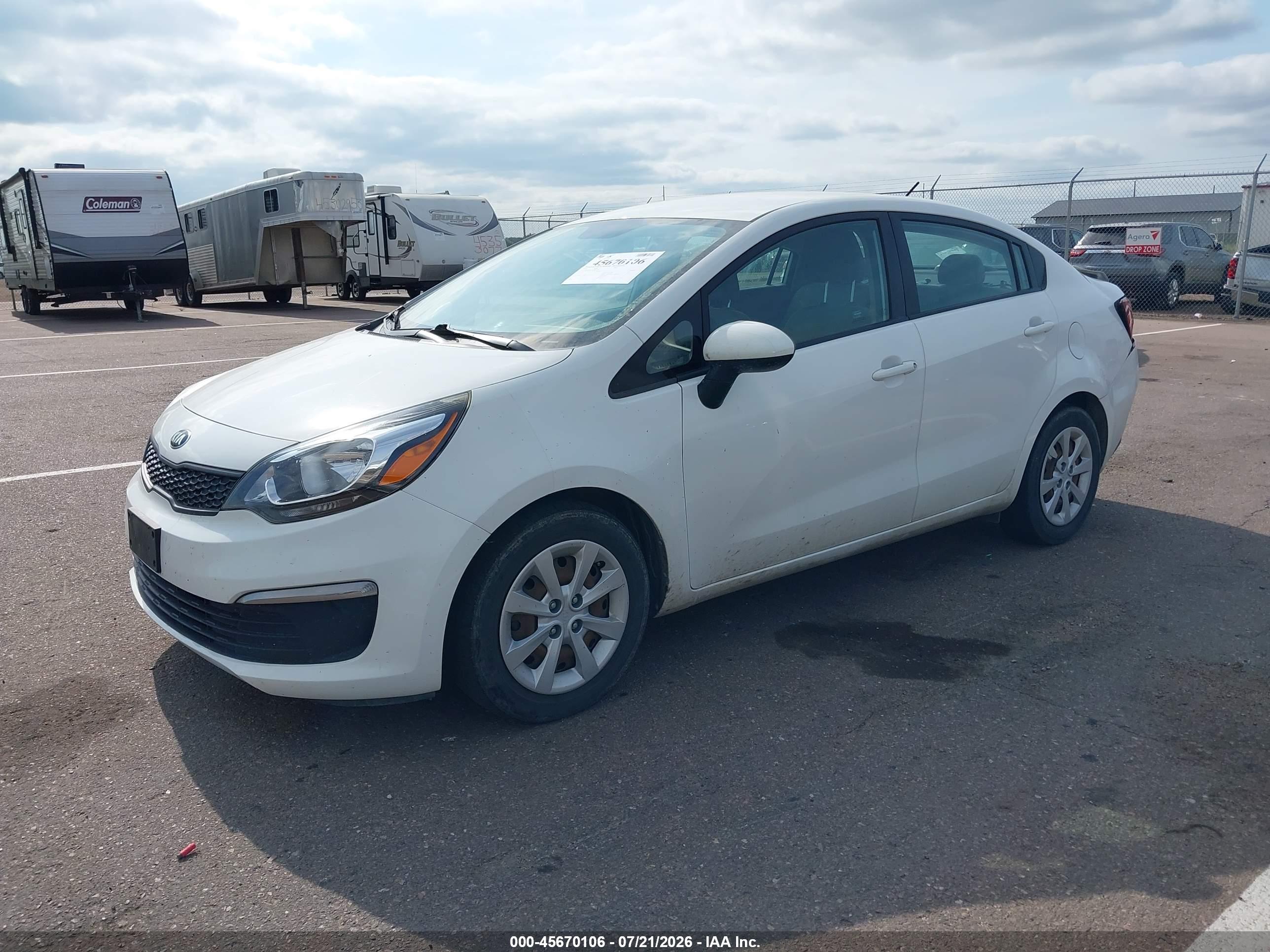 2016 KIA RIO LX