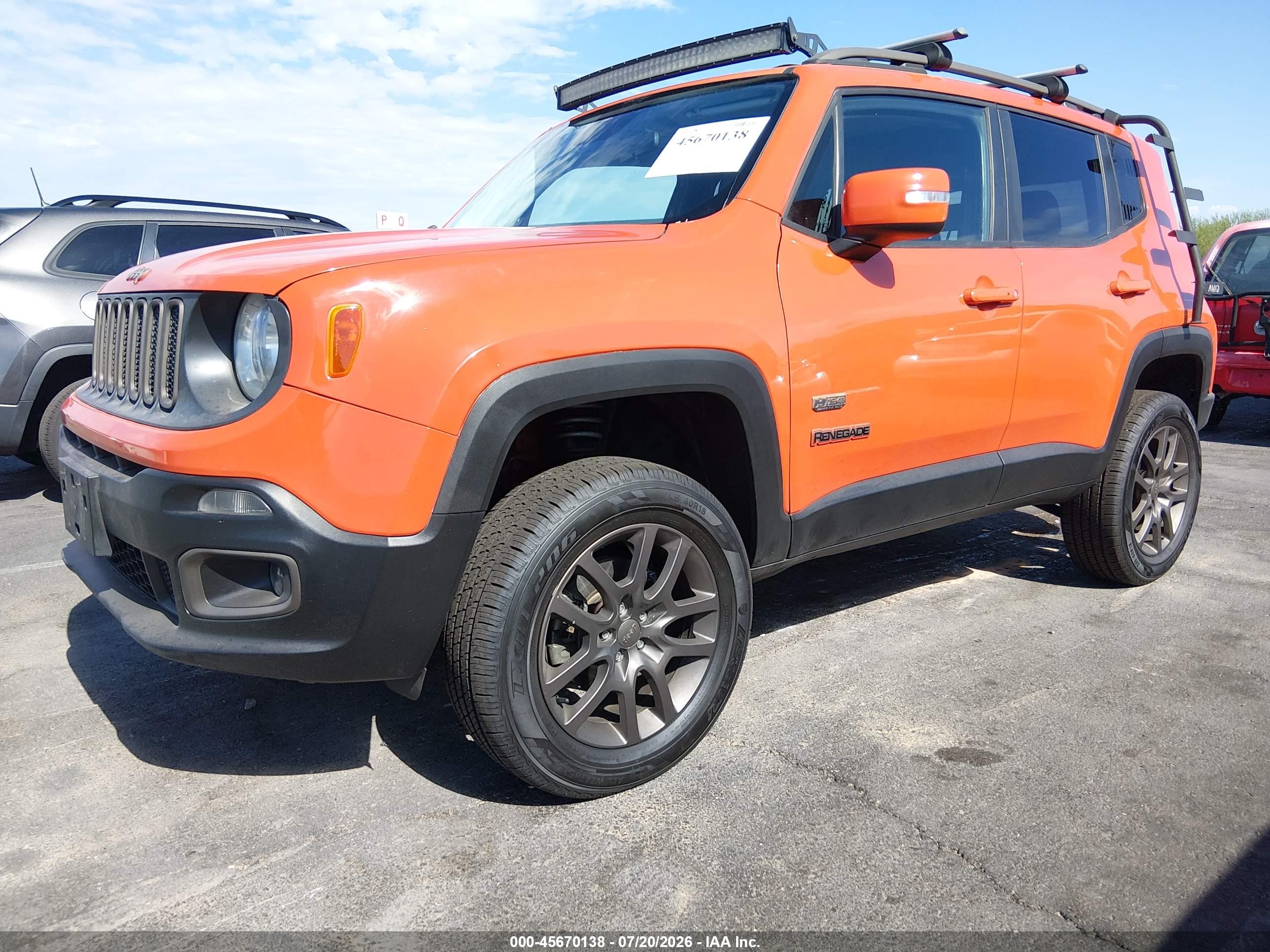 2016 JEEP RENEGADE 75TH ANNIVERSARY
