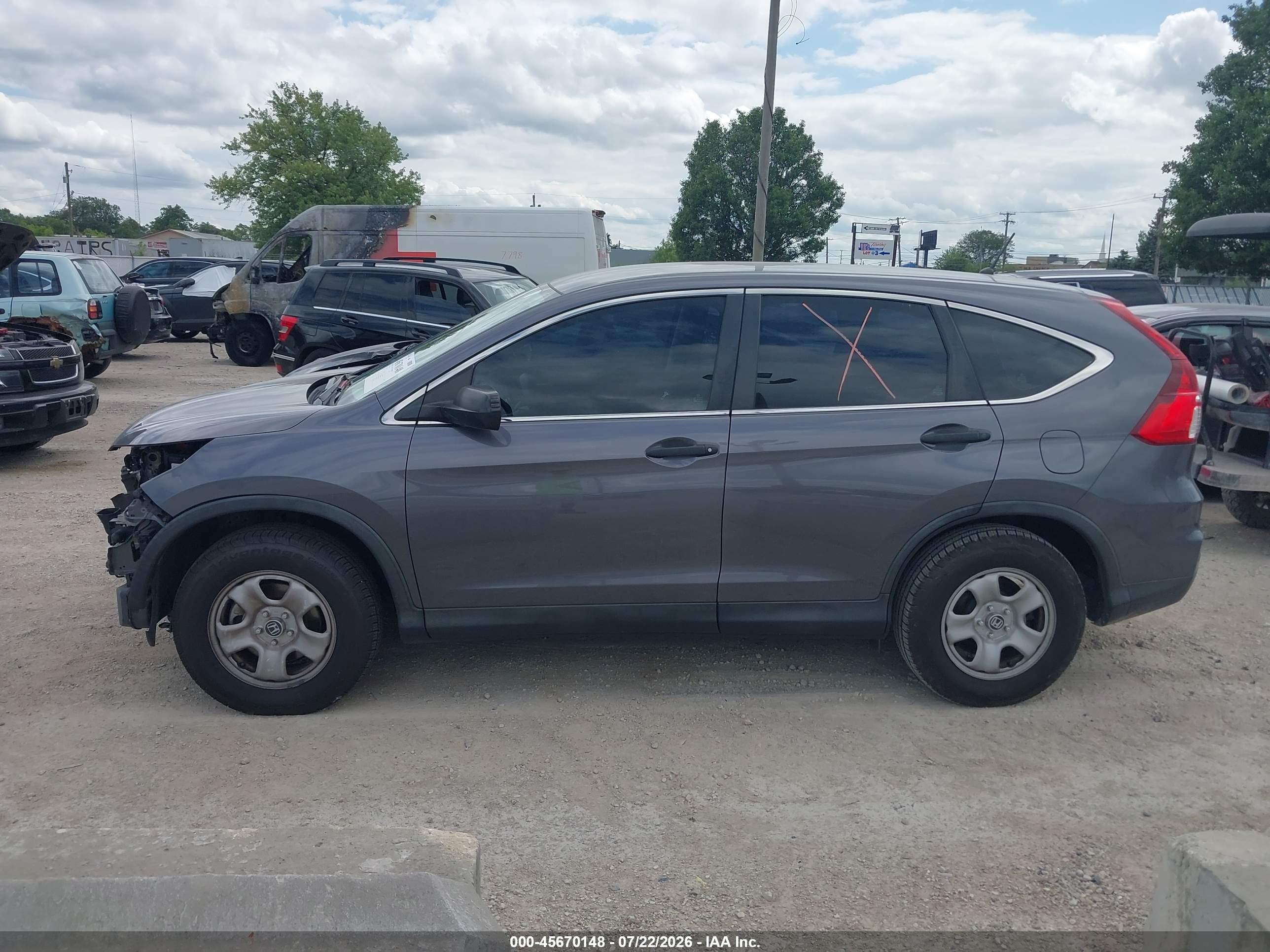 2016 HONDA CR-V LX