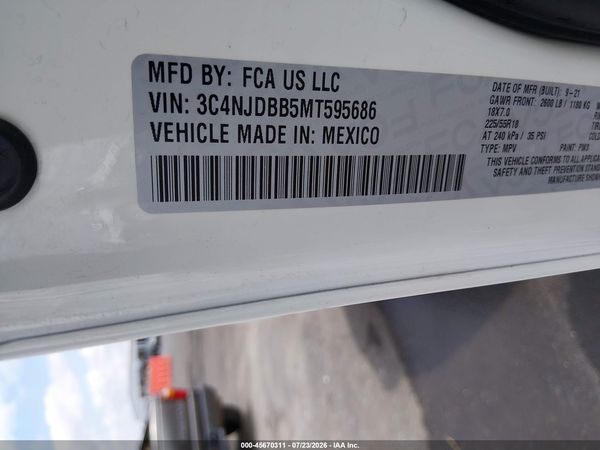 2021 JEEP COMPASS ALTITUDE 4X4