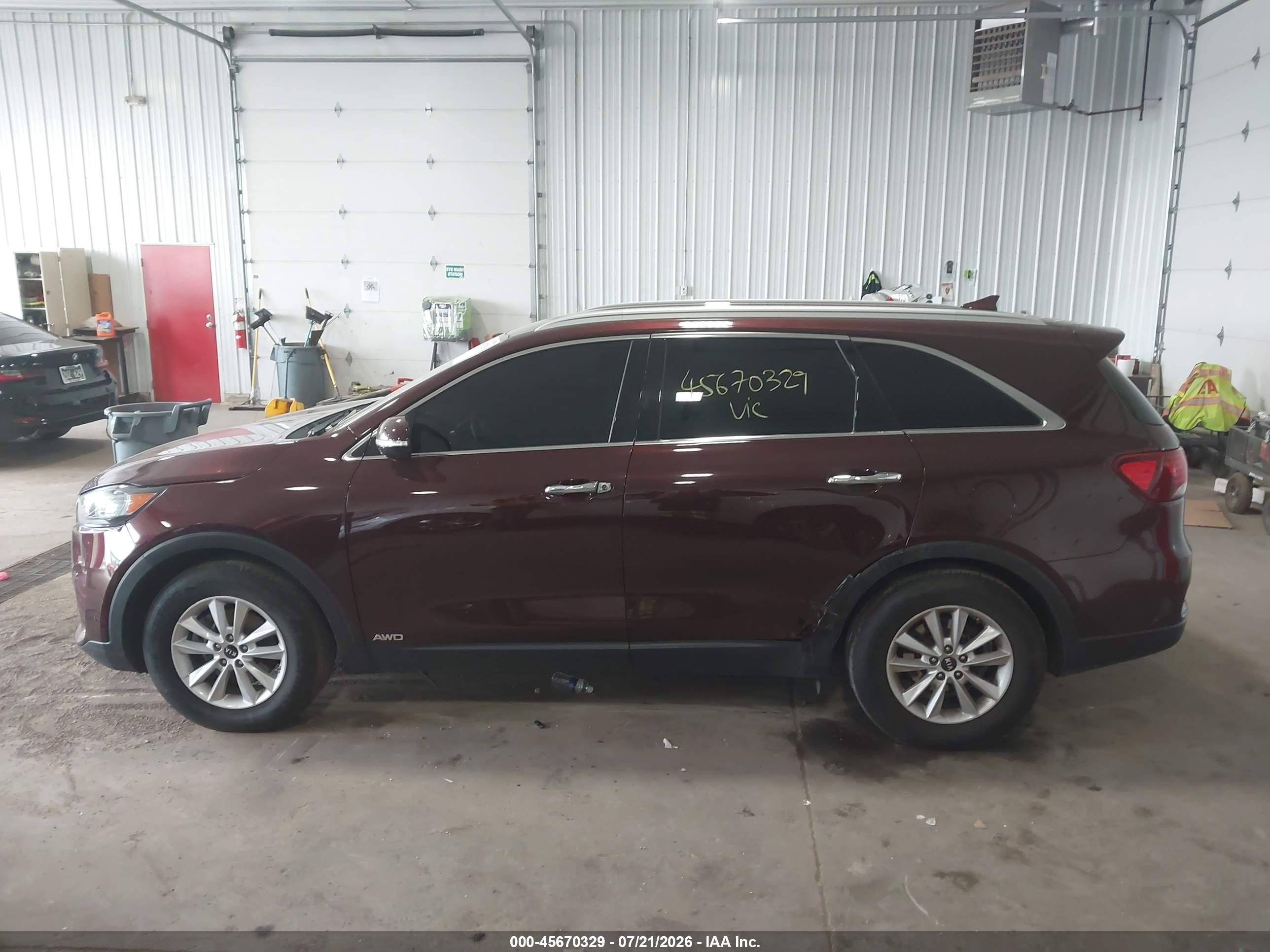 2019 KIA SORENTO 3.3L LX