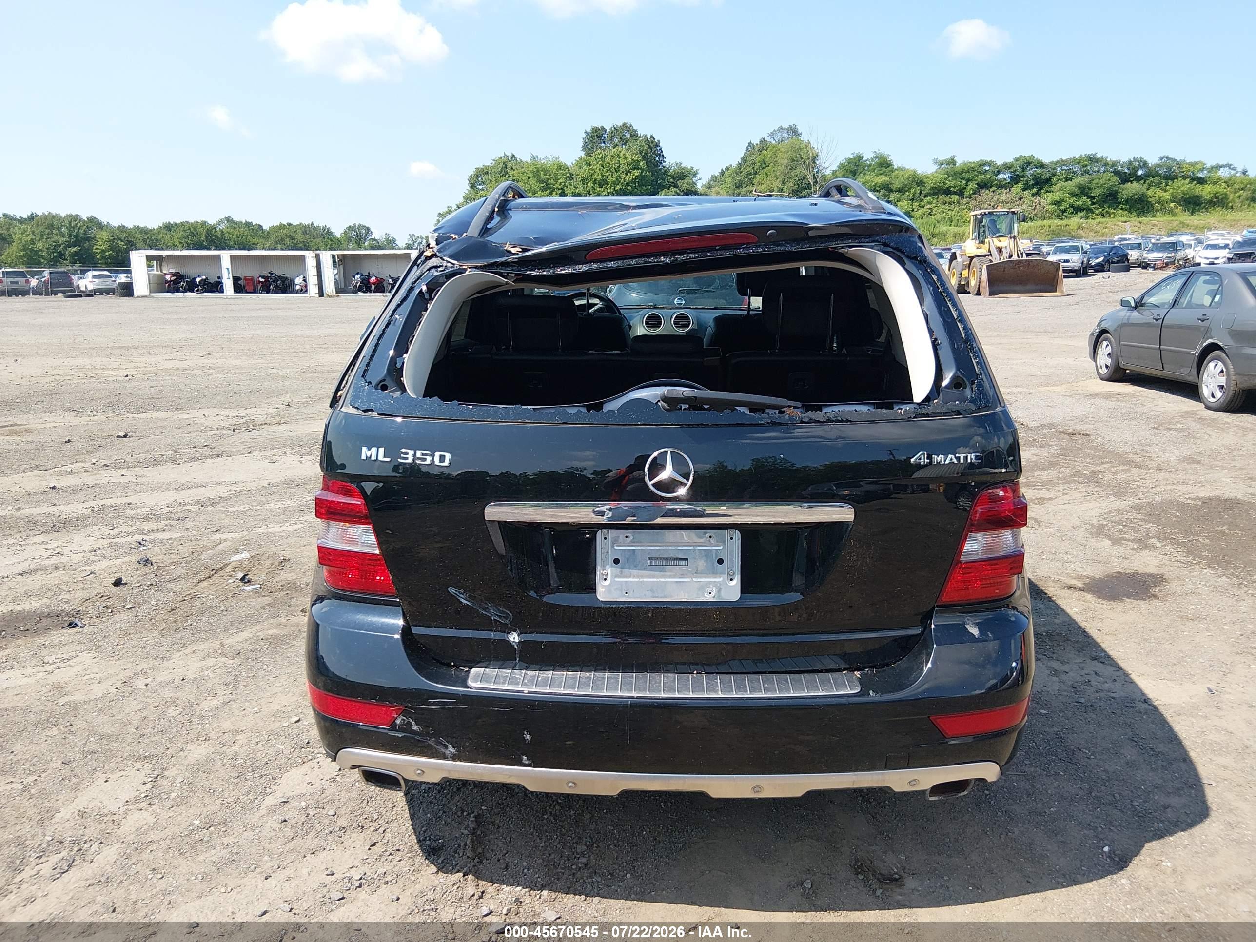 2010 MERCEDES-BENZ ML 350 ML350 4-MATIC