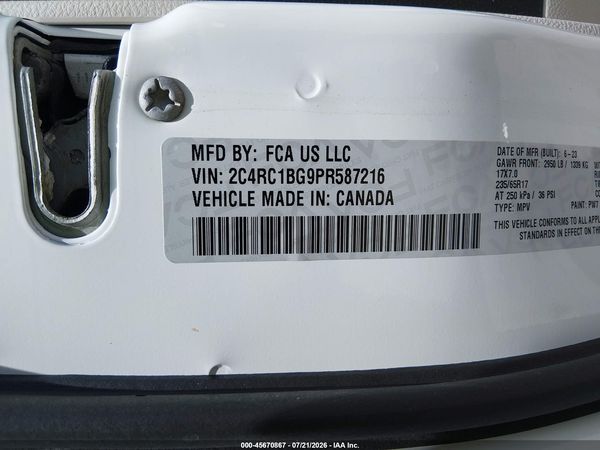 2023 CHRYSLER PACIFICA TOURING L